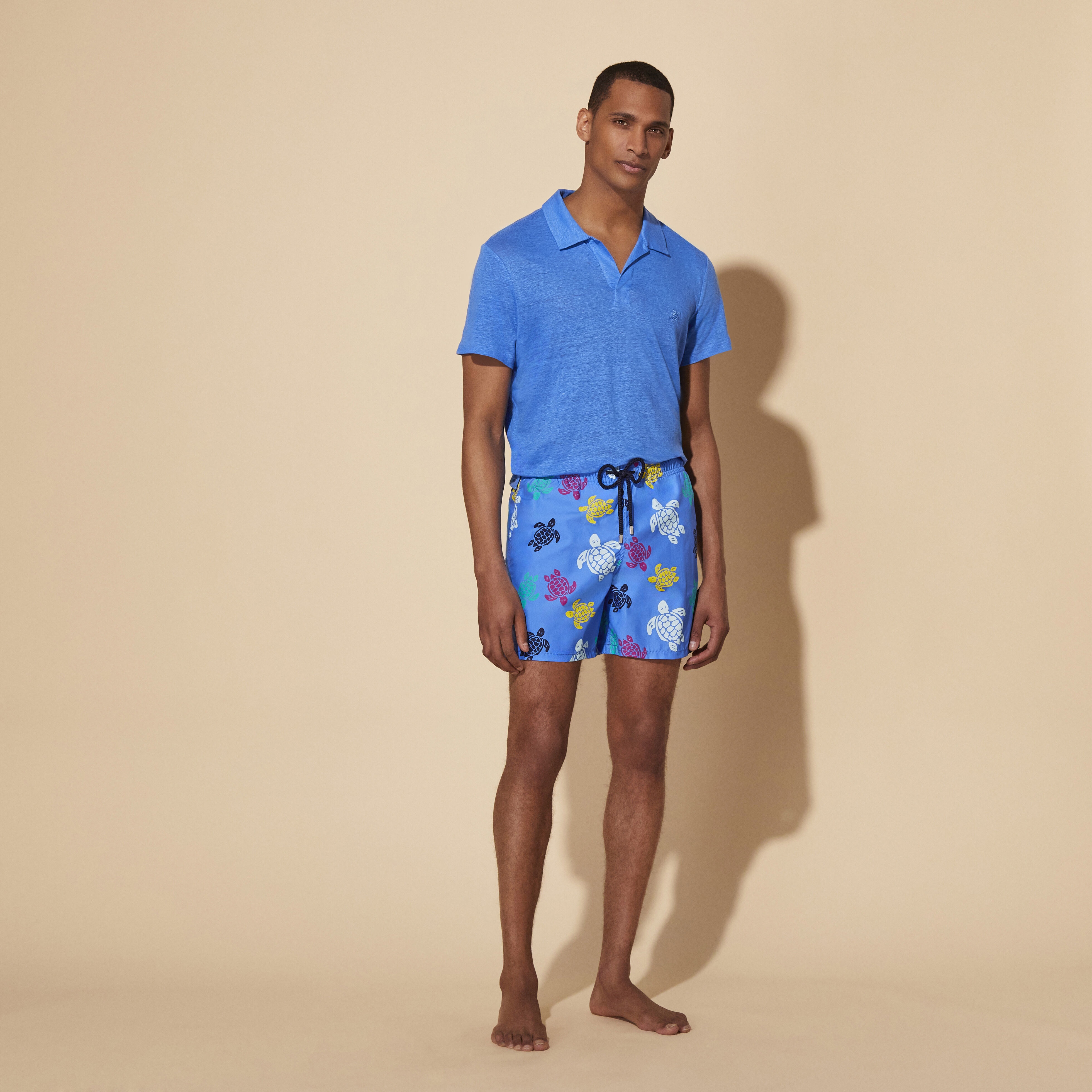 Men Swim Trunks Tortues Multicolores - 5