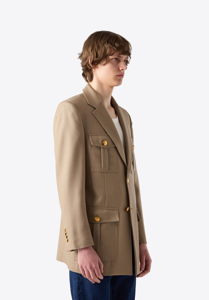 JACKET 171 BEIGE CAVALRY TWILL - 5