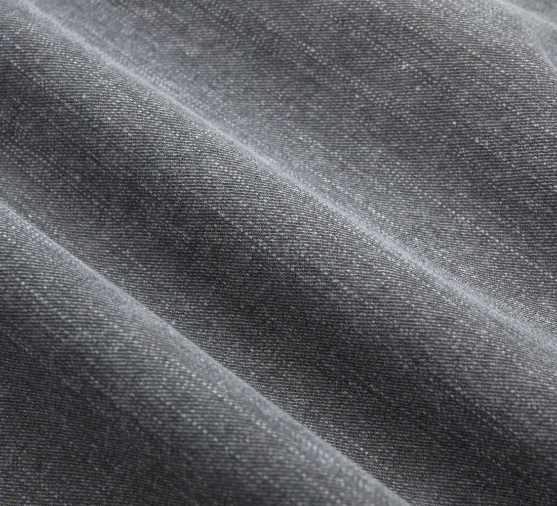 Short Sleeve Workshirt - Charcoal Twill - 5
