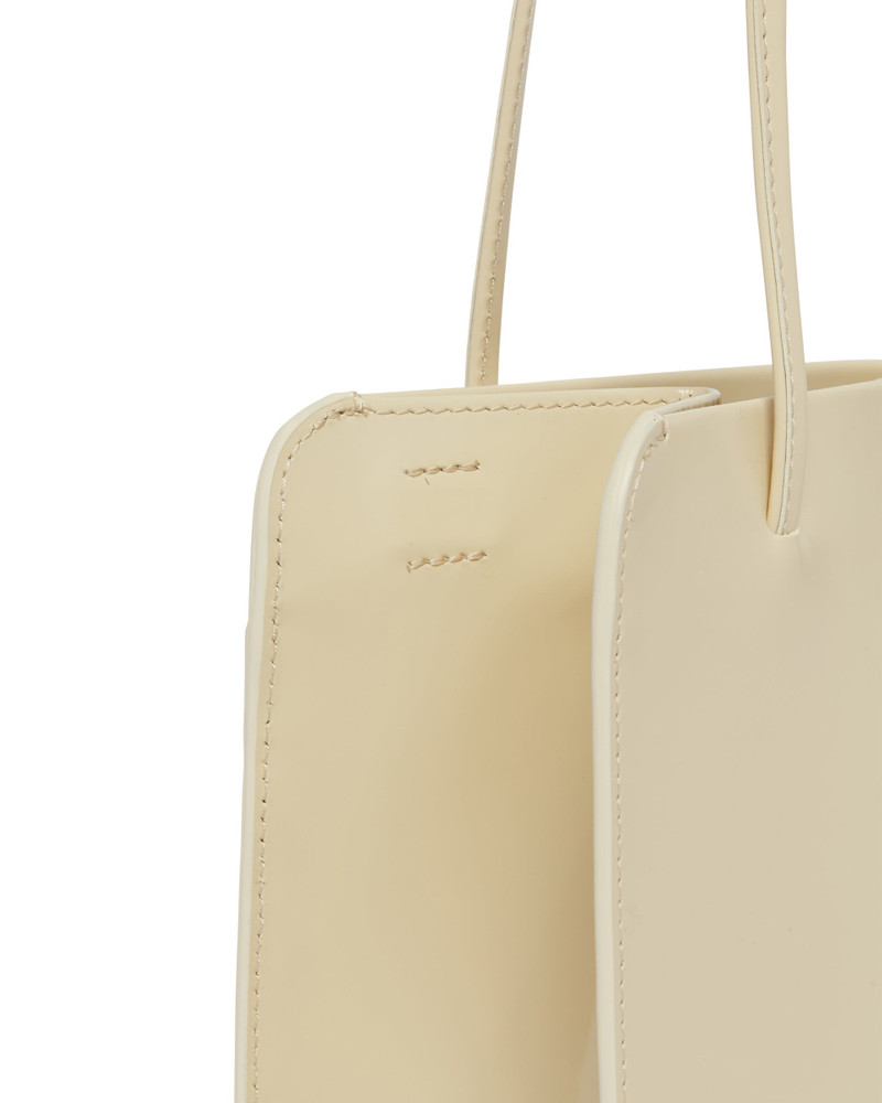 Beige Lisse Leather Bag 4