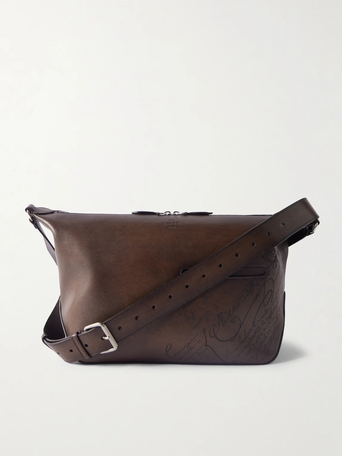 Toujours Scritto Venezia Leather Messenger Bag - 1