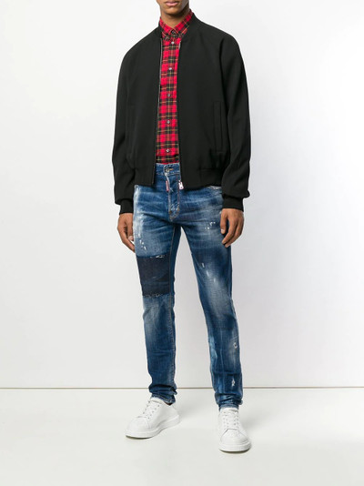 DSQUARED2 distressed skinny jeans outlook