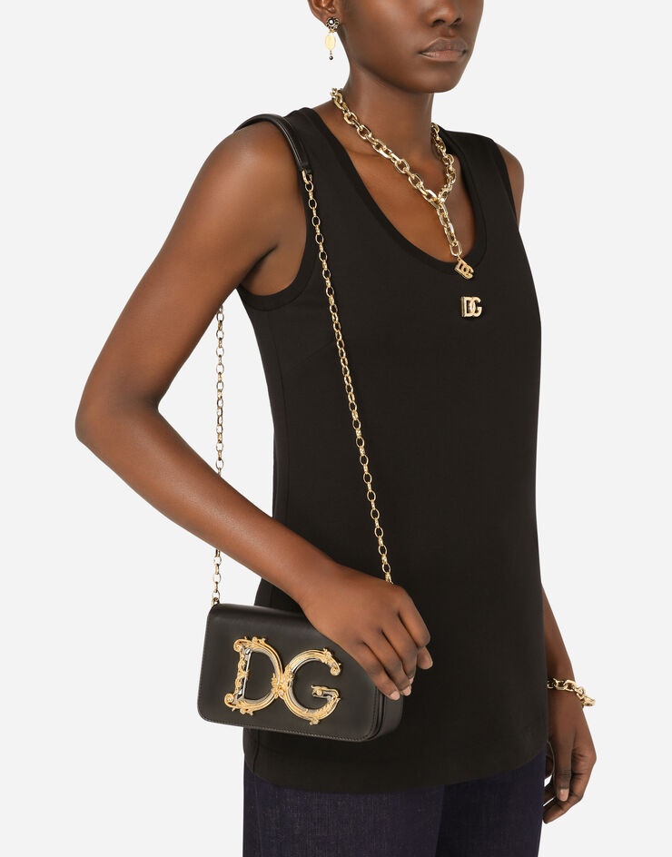 DG Girls clutch in calfskin - 2