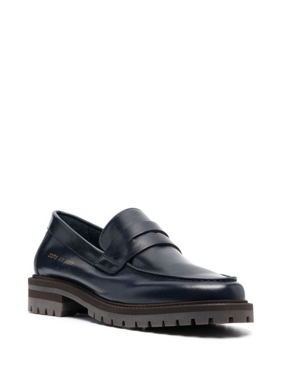 Common Projects lug-sole penny loafers outlook