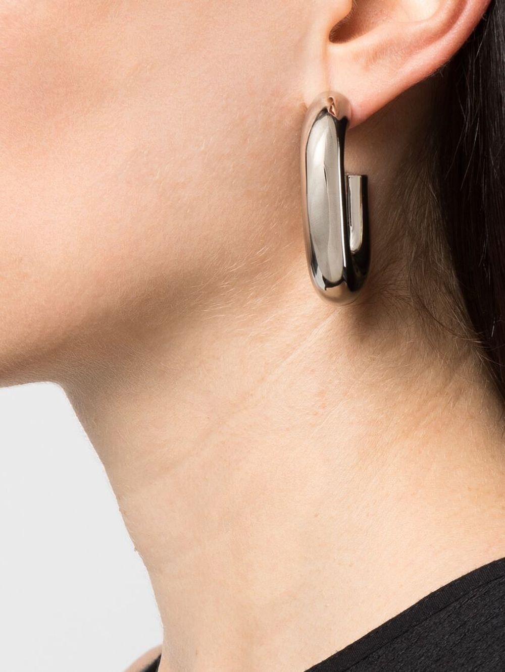 XL Link hoop earrings - 2