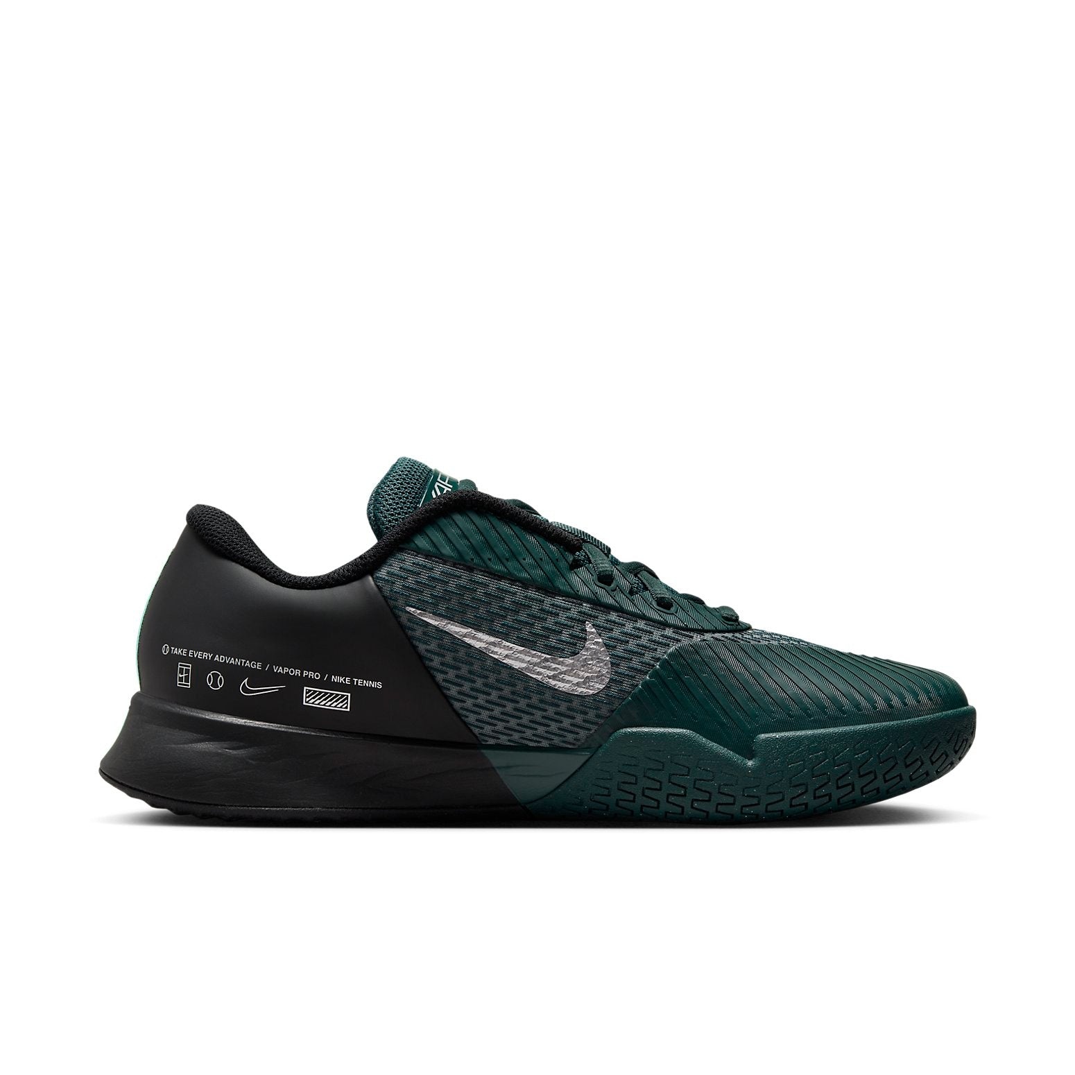 Nike Court Air Zoom Vapor Pro 2 Premium 'Black Deep Jungle' FD6692-001 - 2