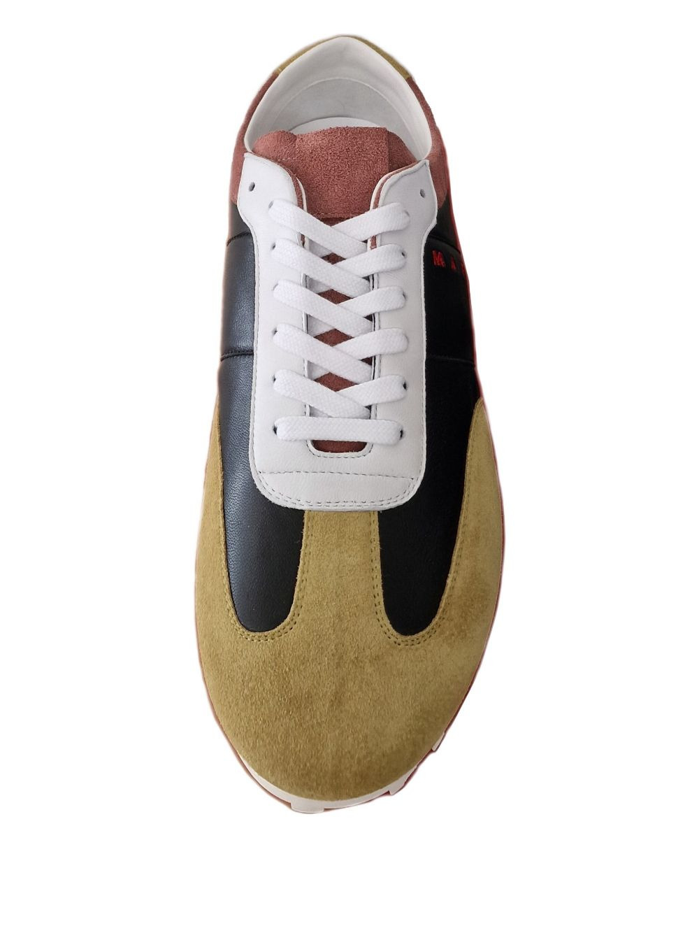 colour-block panelled sneakers - 3