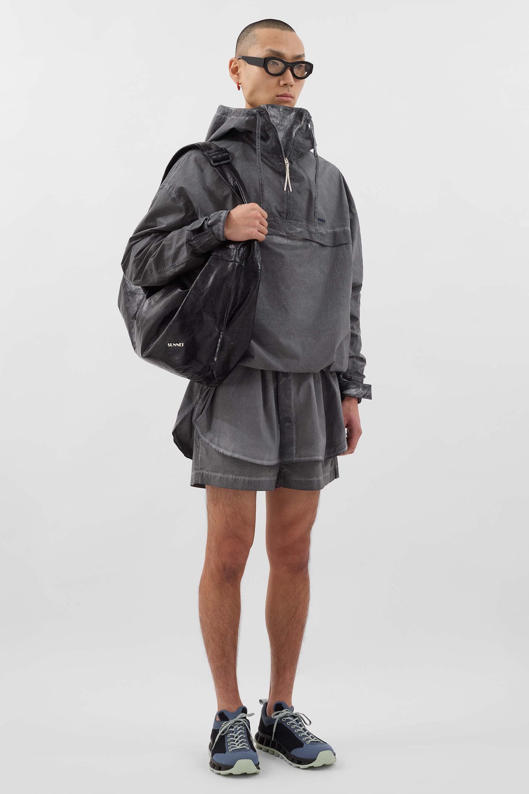 ELASTIC SHORTS / anthracite - 3
