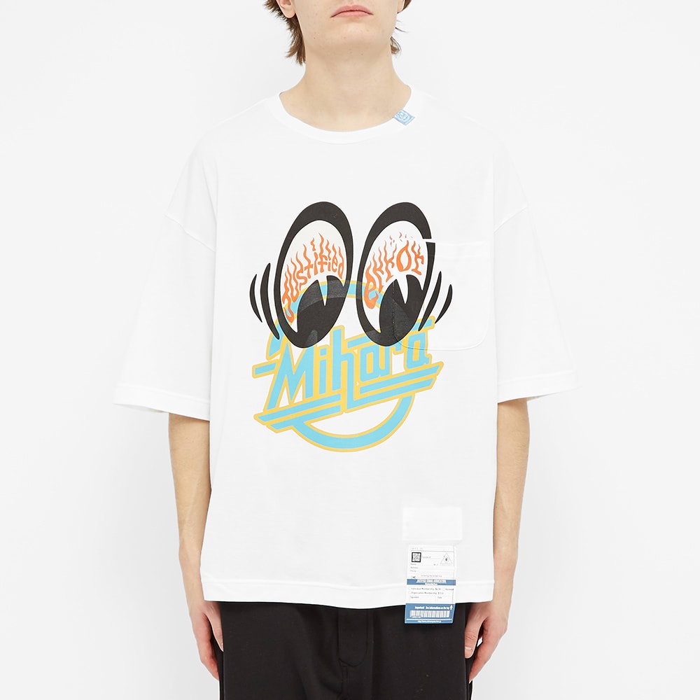 Maison MIHARA YASUHIRO Eye Print Logo Tee - 4