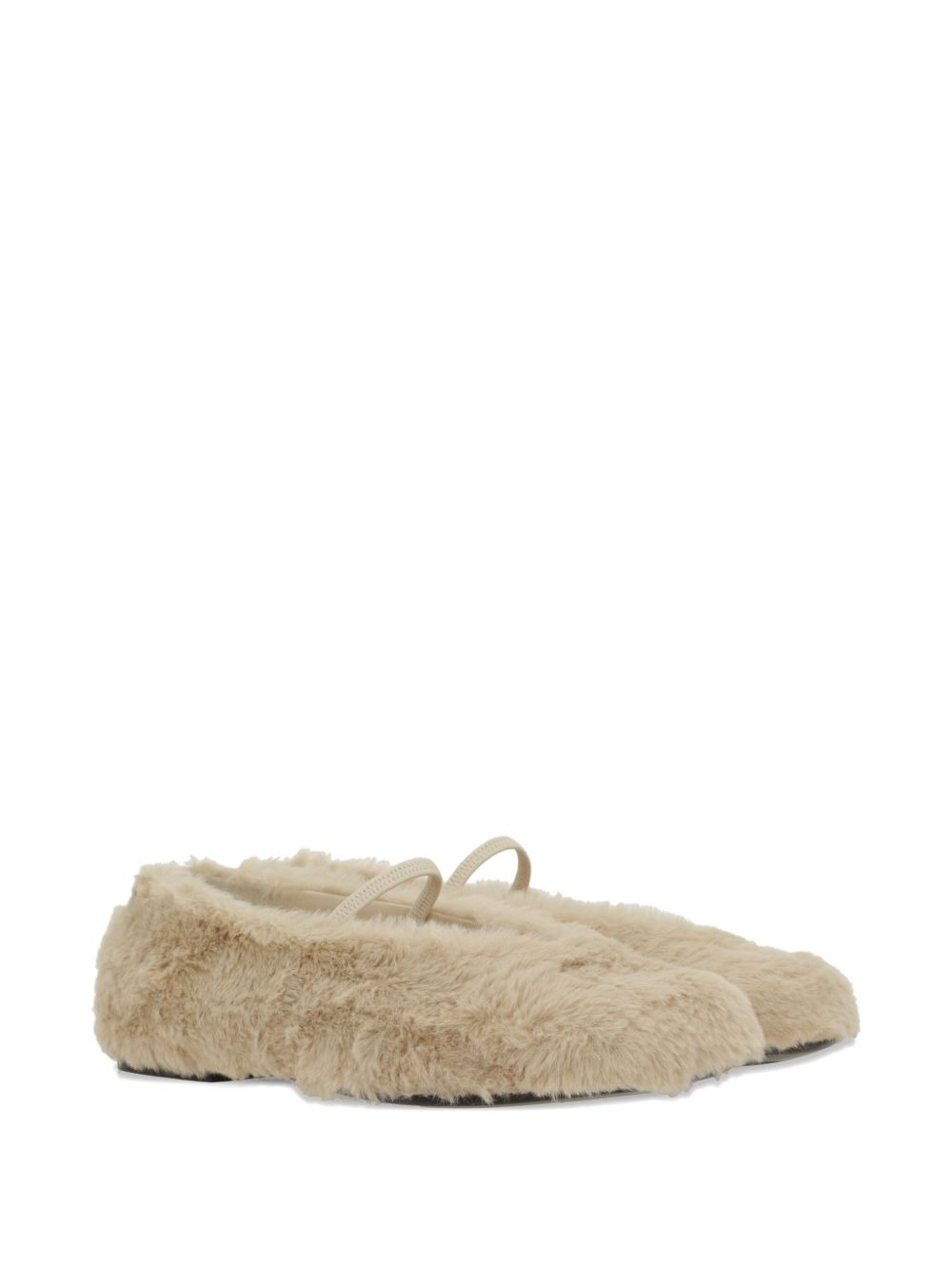 Cindy faux-fur ballet flats - 2
