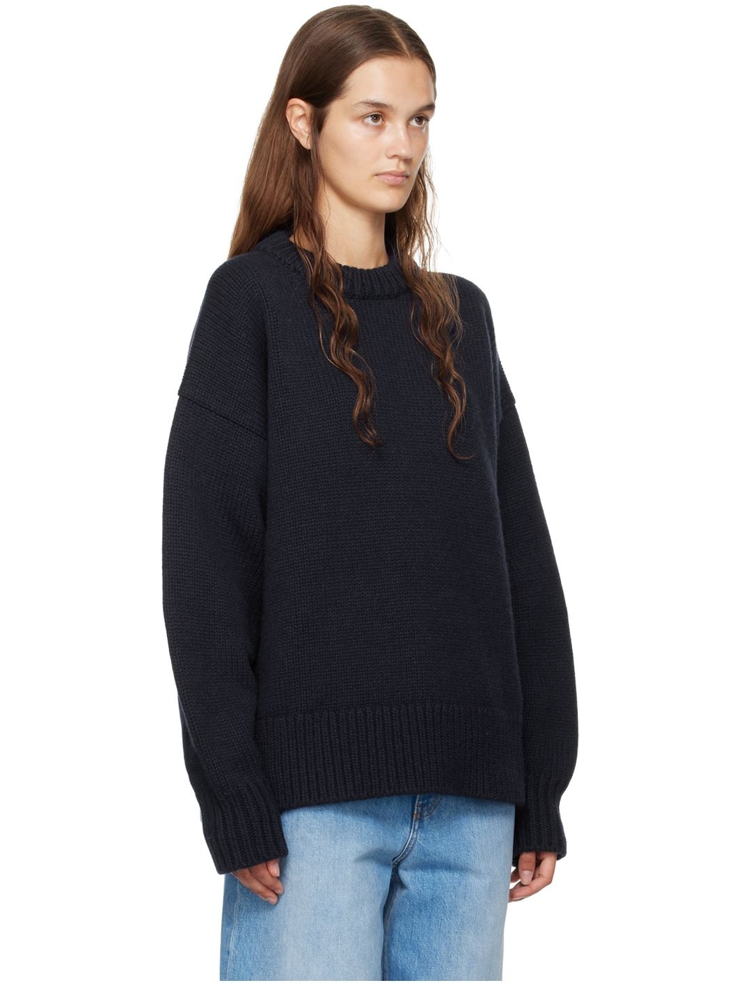 Navy Ophelia Sweater - 2