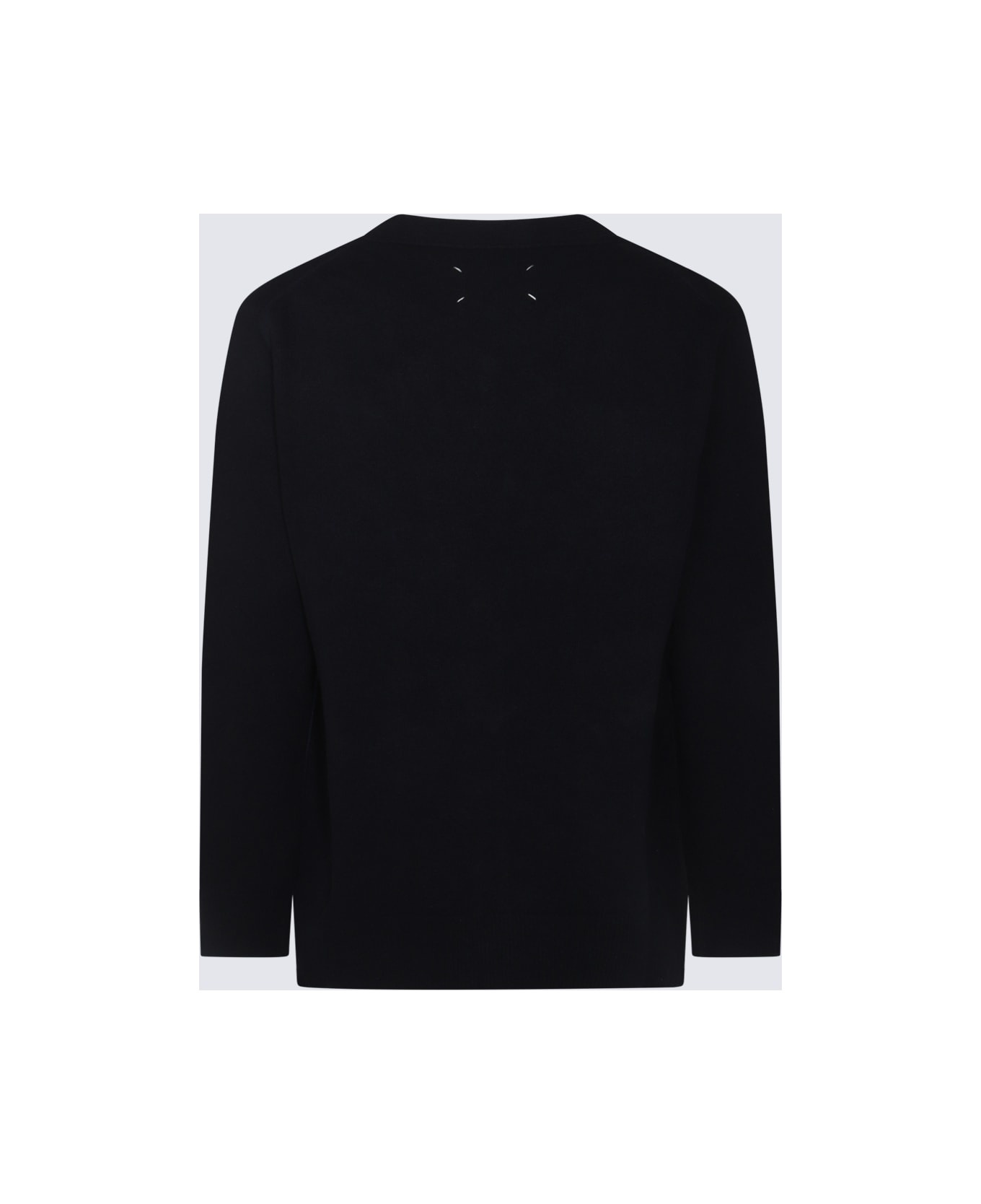 Navy Blue Wool Knitwear - 2