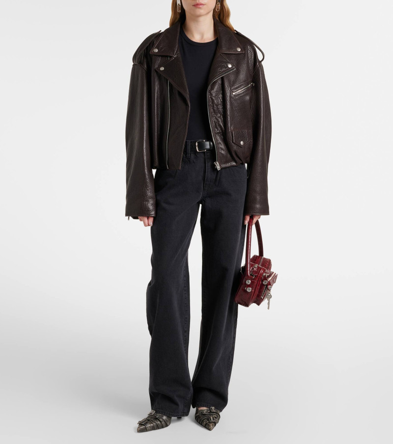 SLVRLAKE Tess Long high-rise barrel-leg jeans outlook