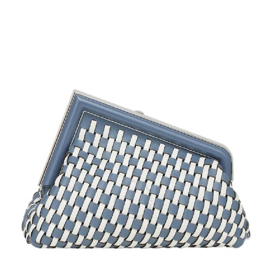 Fendi Detachable Strap Hand Woven Clutch - 3