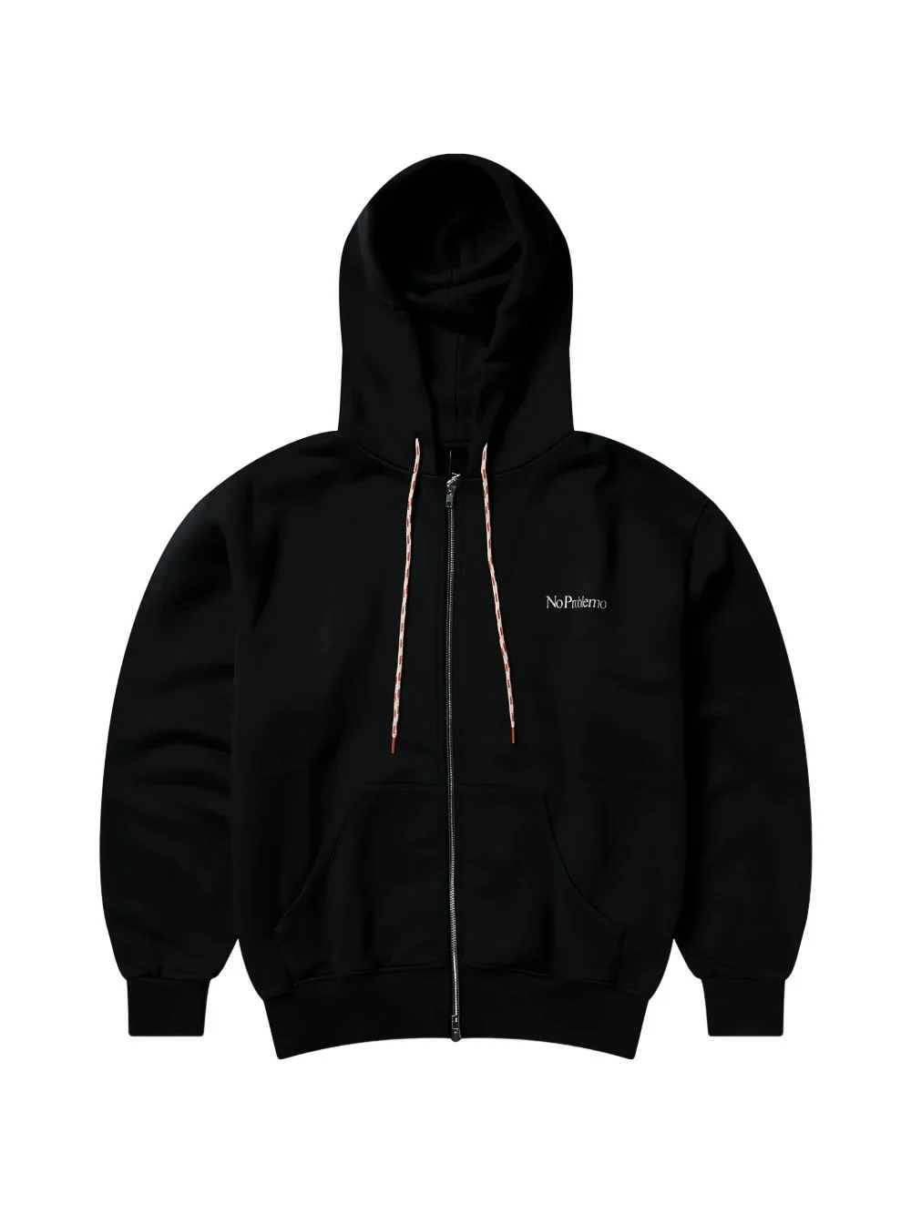 Mini Problemo logo-print zip-up hoodie - 1