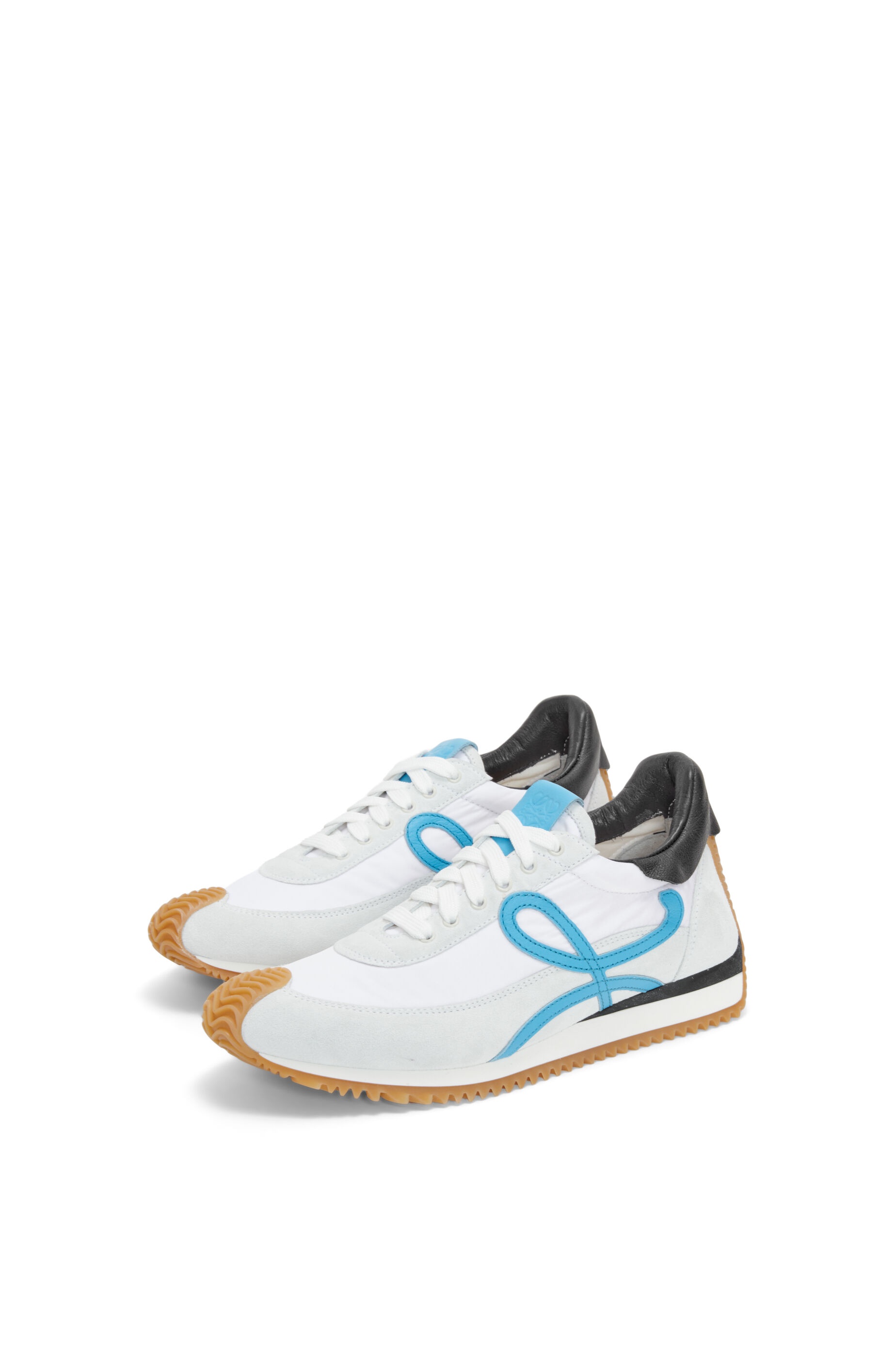 Flow runner in calfskin and nylon - 3