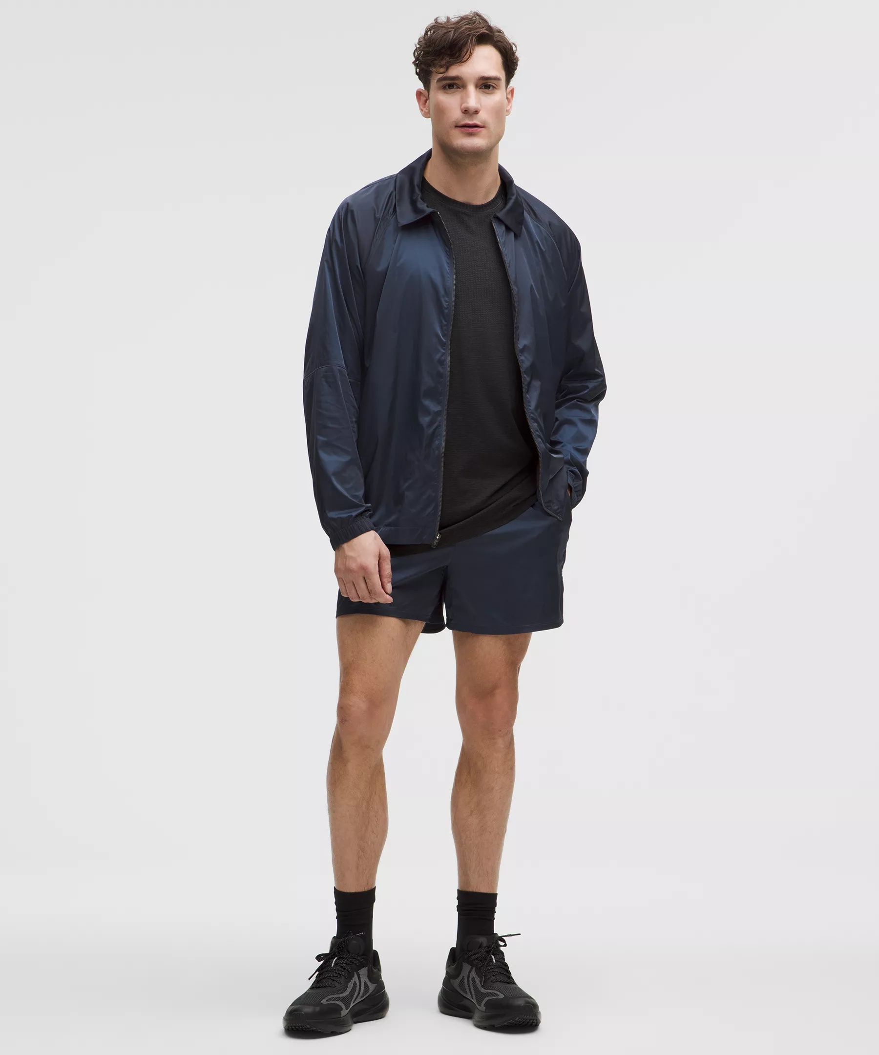 Stretch Satin Nylon Track Jacket - 2