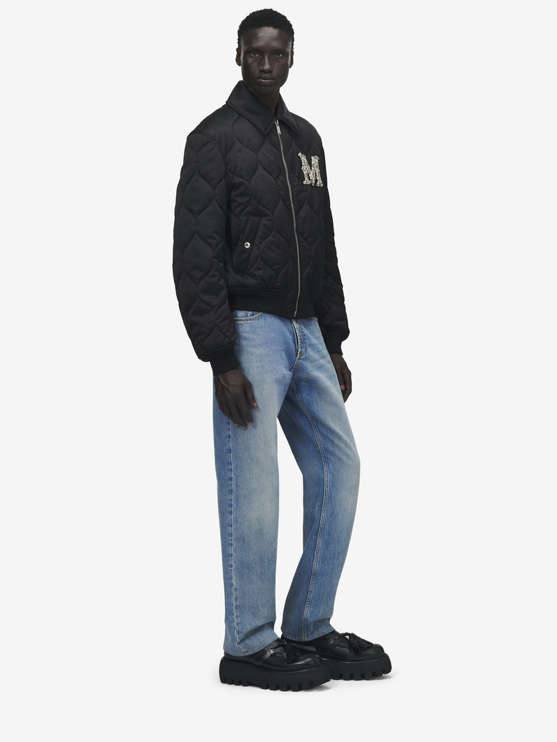 Crystal Logo Quilted Jacket 4