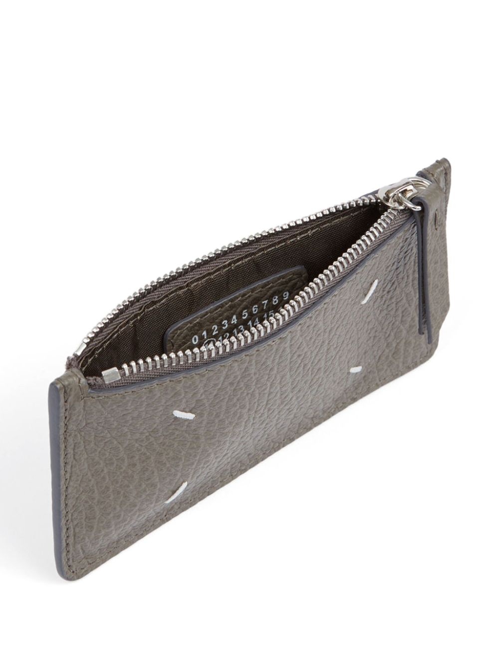 four-stitch leather cardholder - 4