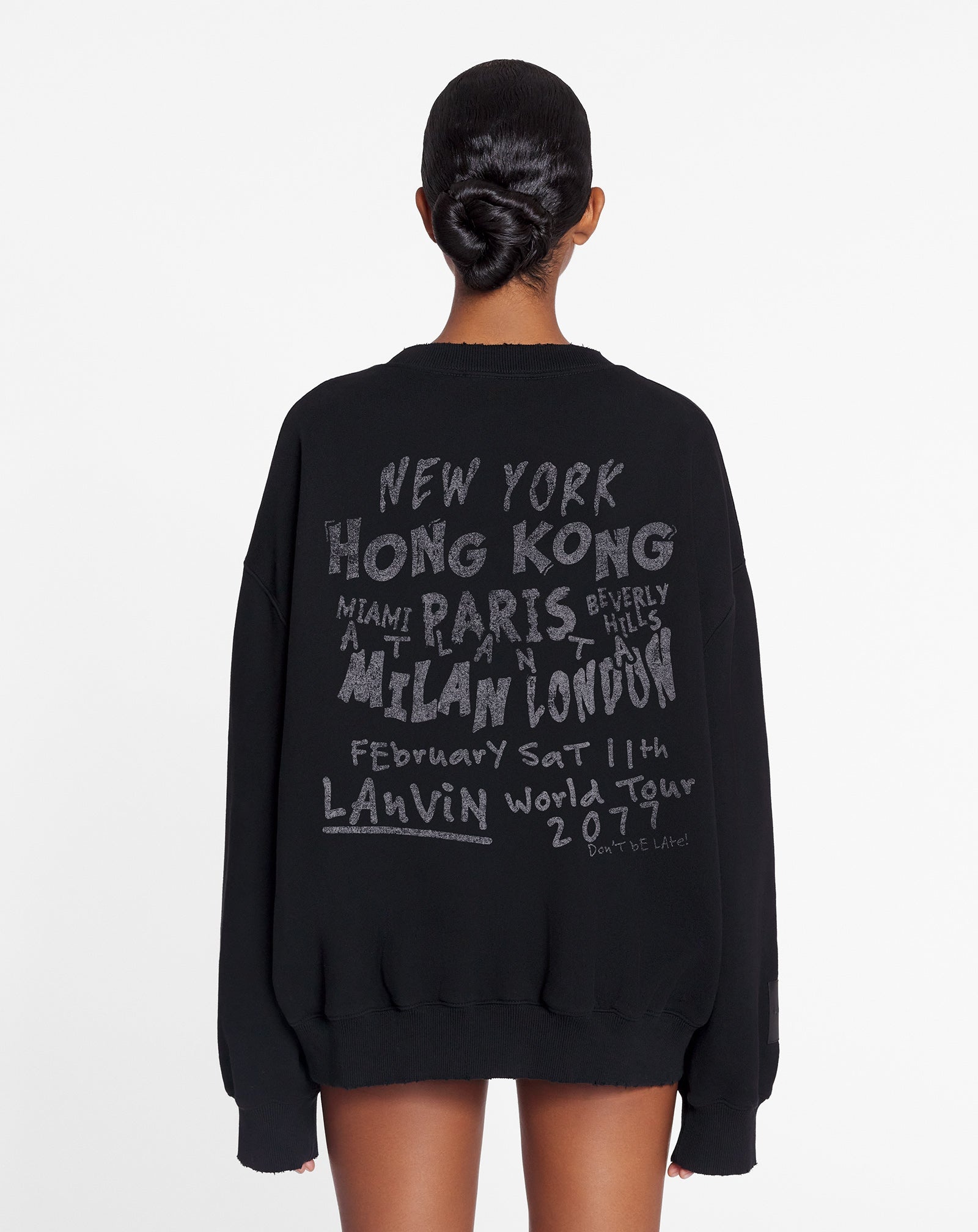 LANVIN X FUTURE LOOSE-FIT PRINTED SWEATSHIRT - 4