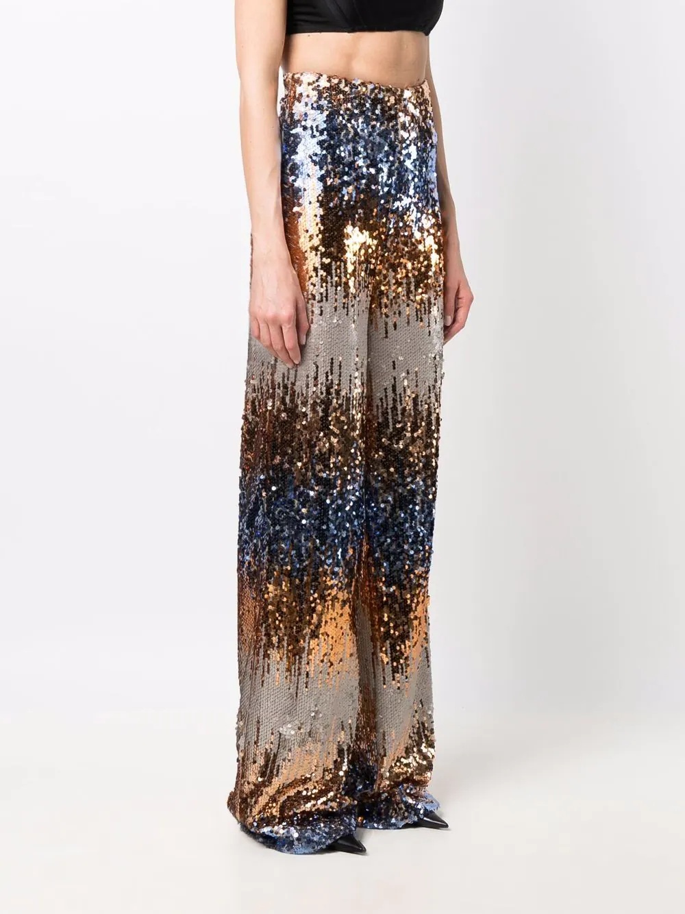 Gothic Plein sequin wide trousers - 3
