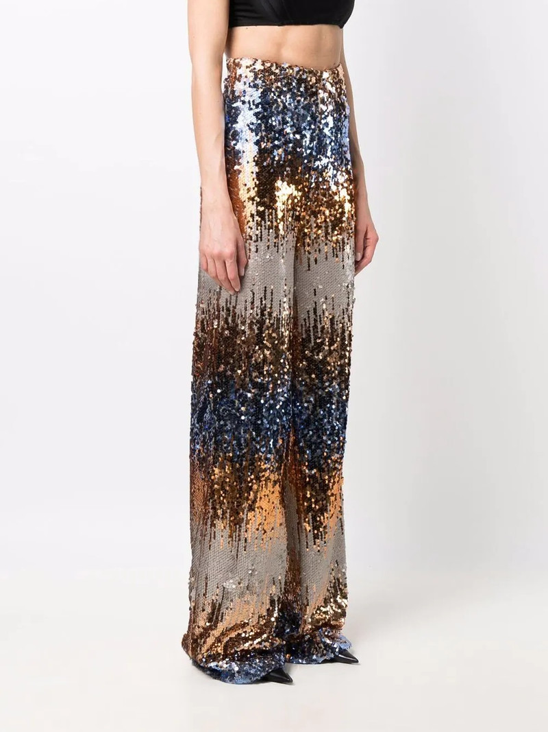 Gothic Plein sequin wide trousers 3