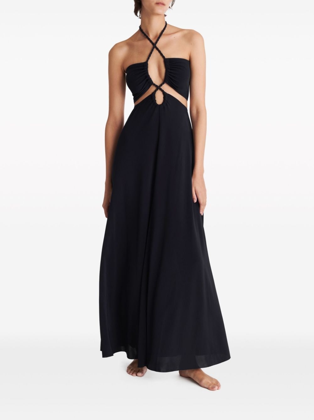 Tina halterneck maxi dress - 2