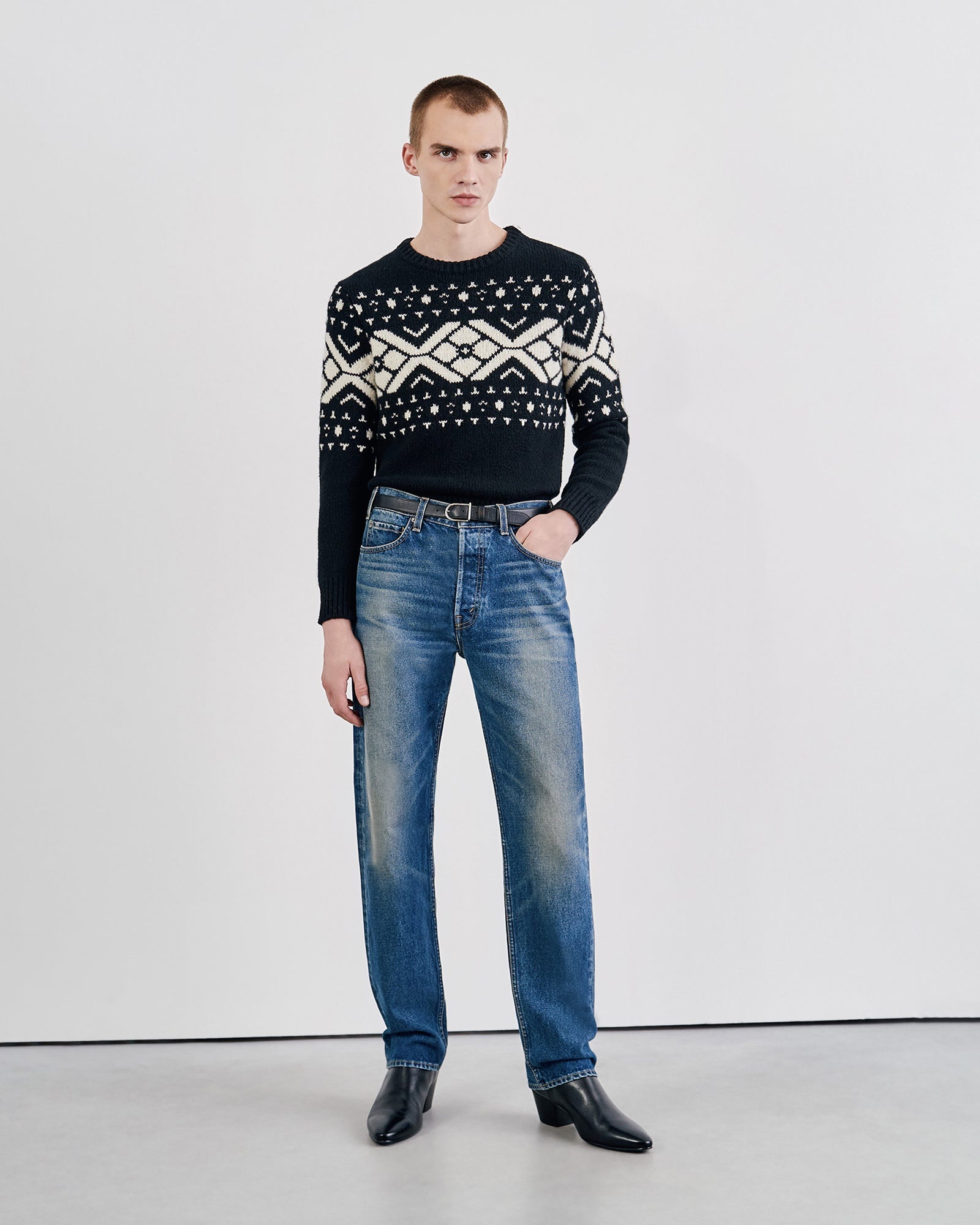JOSEF FAIR ISLE SWEATER - 4