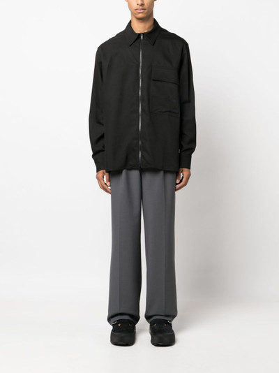 Studio Nicholson zip-fastening shirt jacket outlook