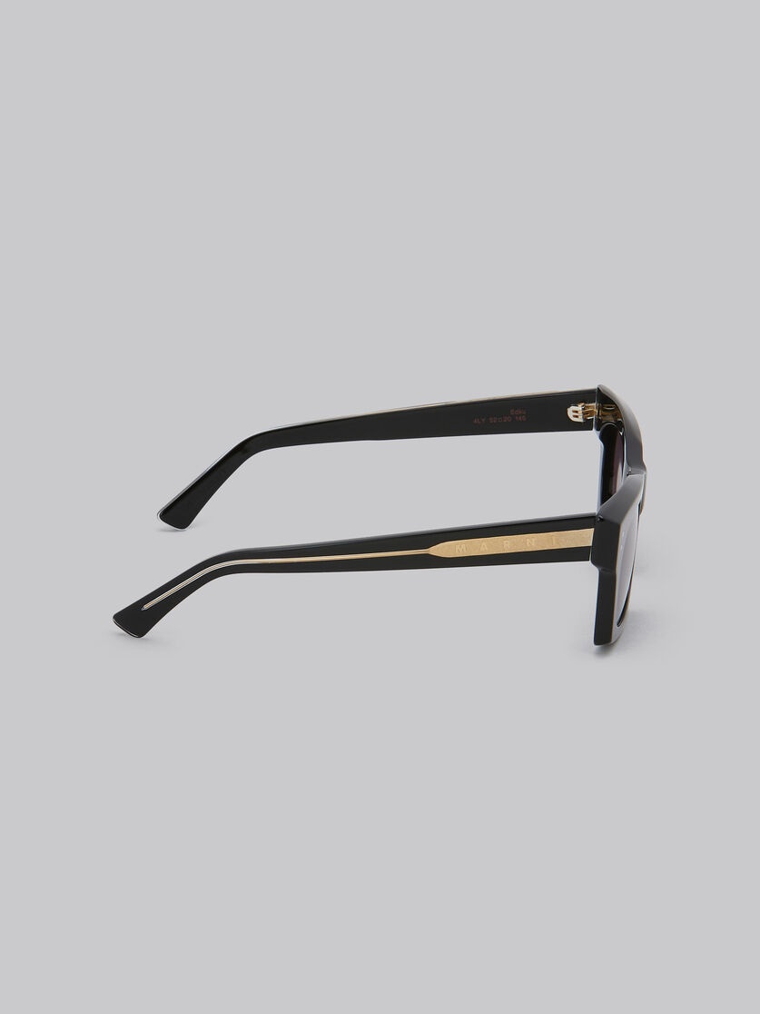 BLACK EDKU SUNGLASSES - 4