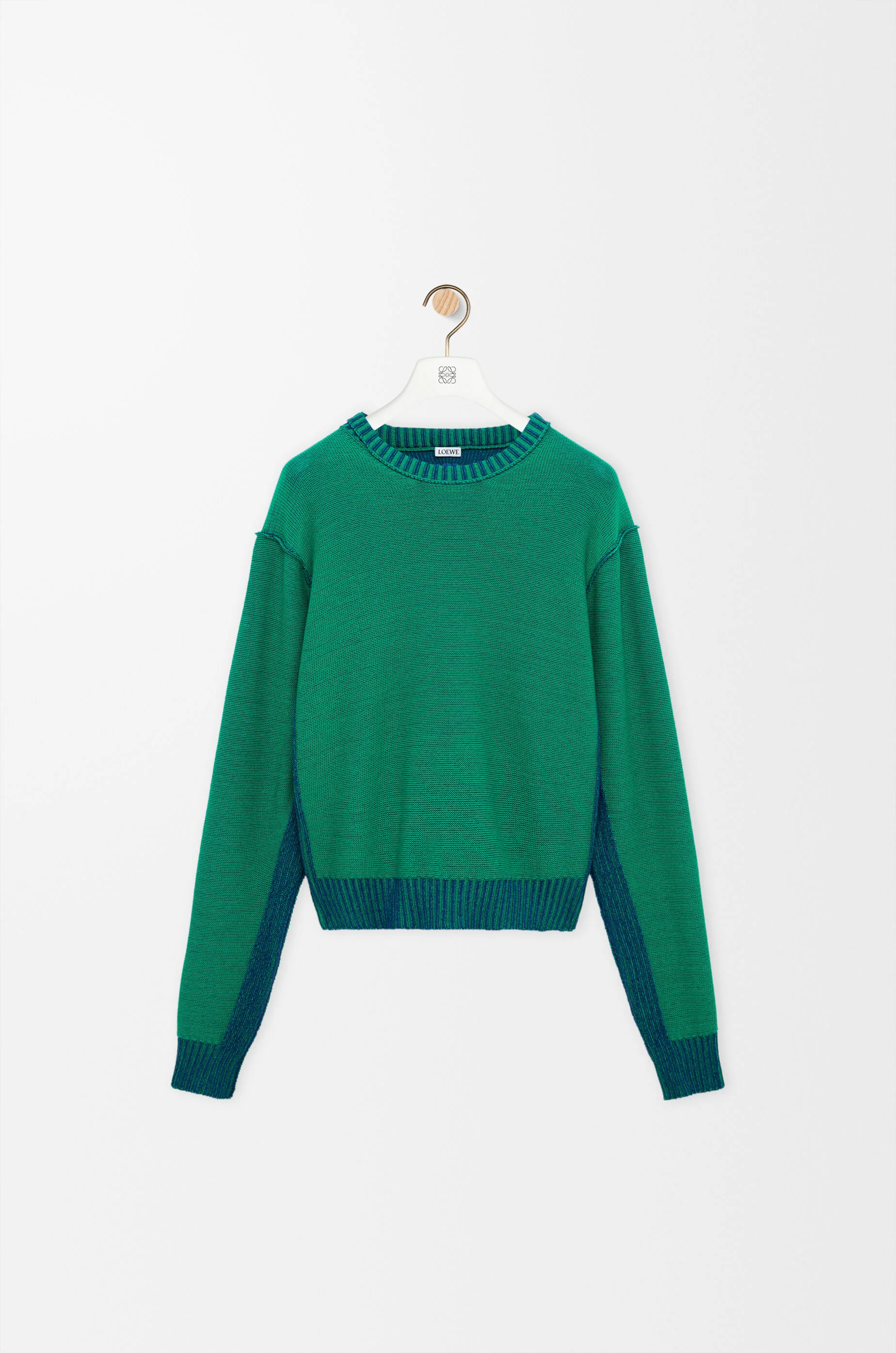 Sweater in cotton and wool - 1