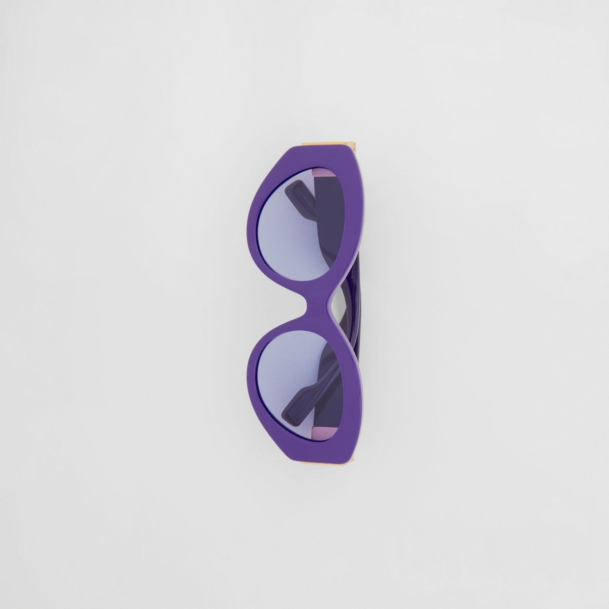 Hardware Detail Cat-eye Frame Sunglasses - 3