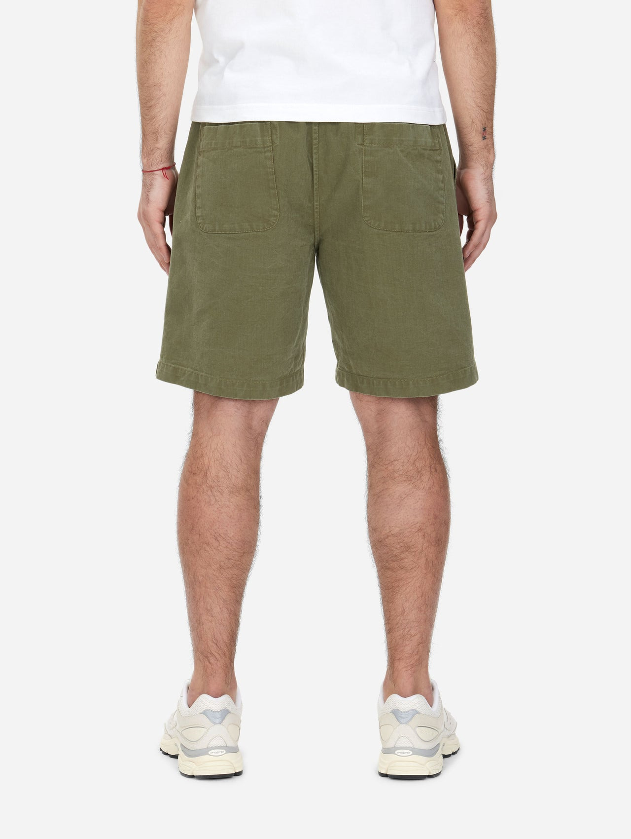 Drawstring Shorts - Olive Twill - 6