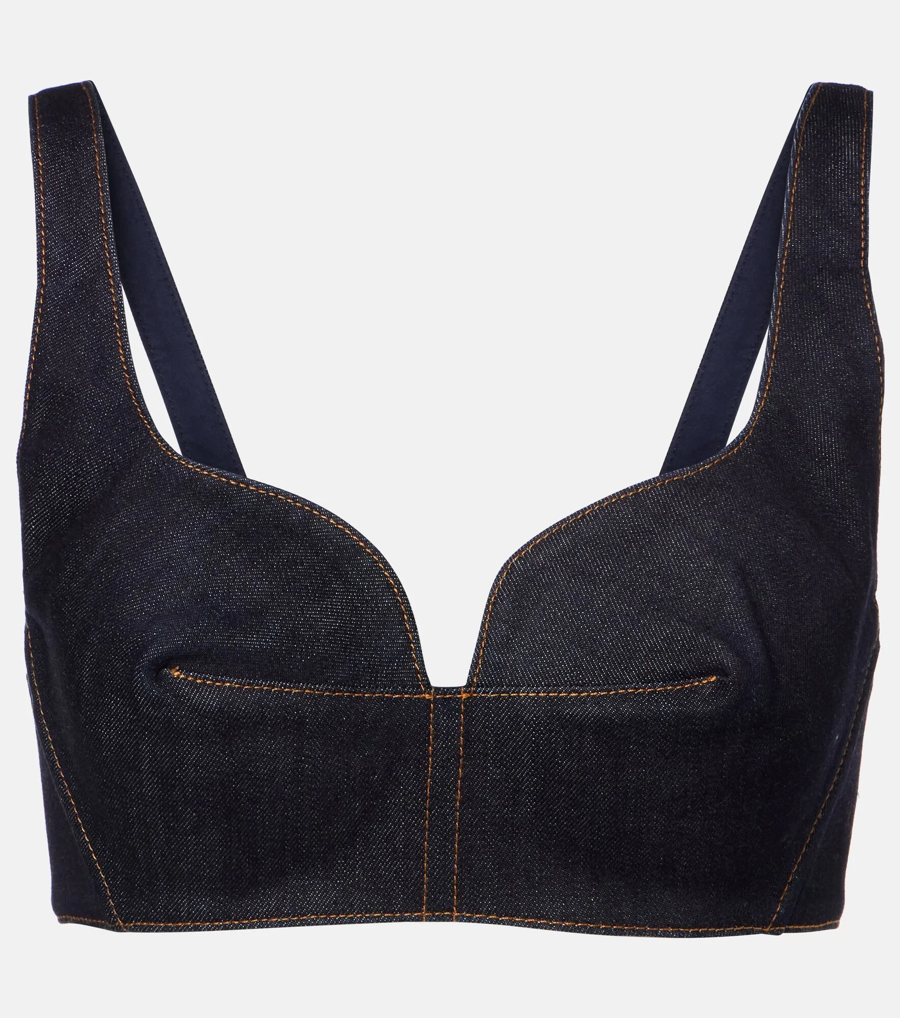 Denim bra top - 1