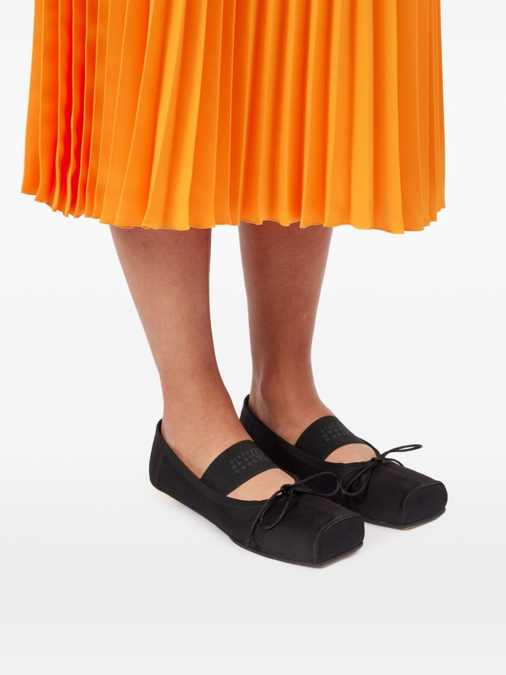 Anatomic Numbers-motif ballerina shoes - 6