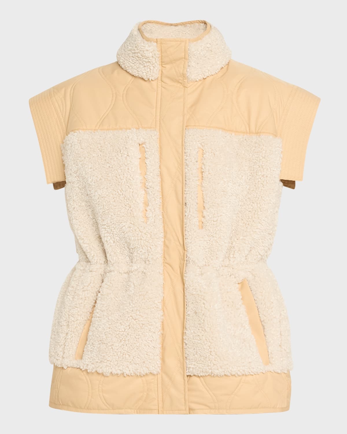 Shiloh Faux Shearling Vest - 1