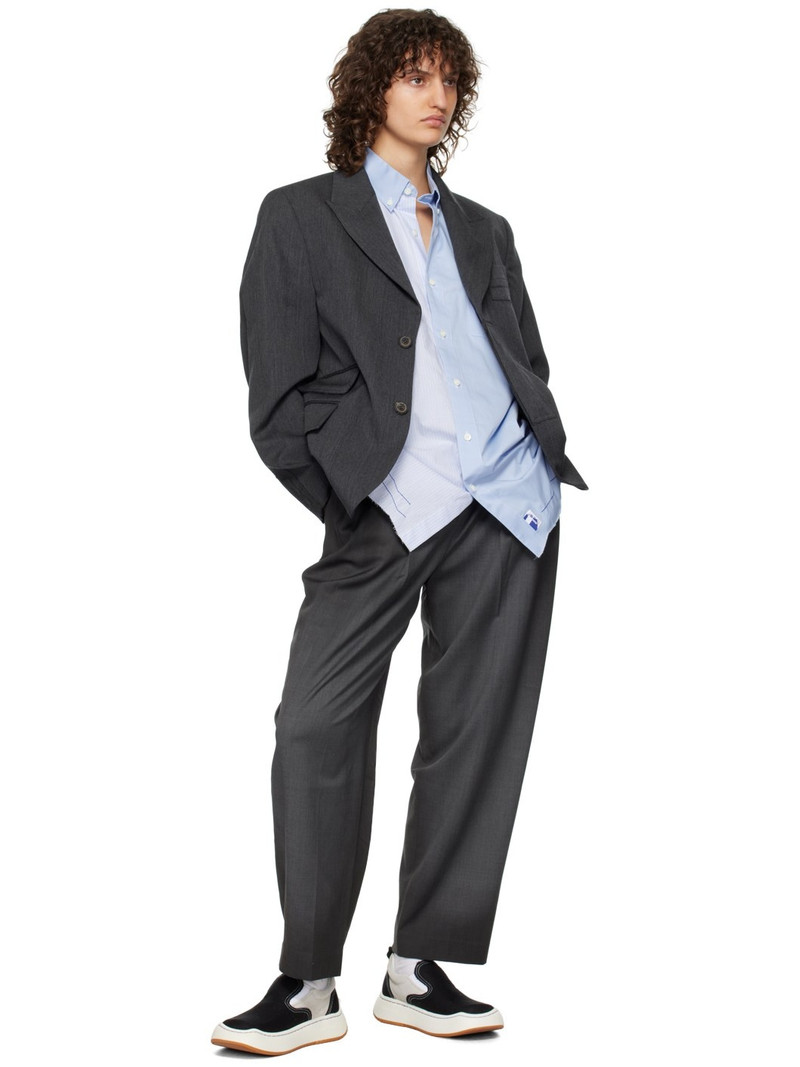 ADER error Blue Paneled Shirt outlook