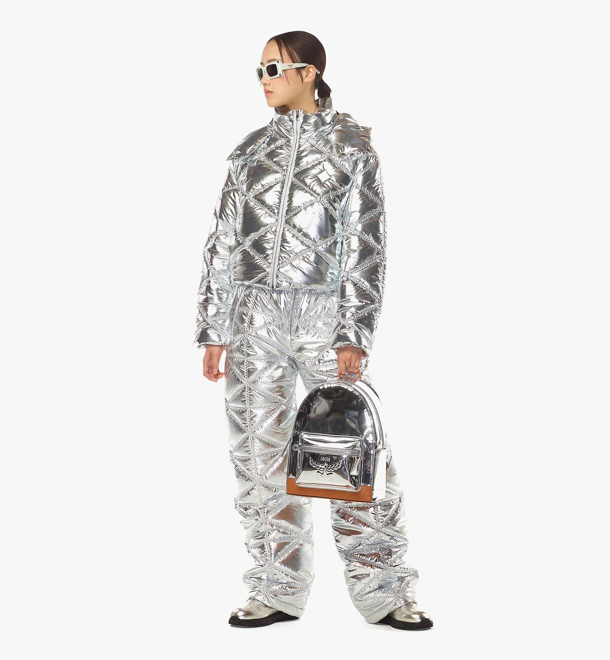 Stark Backpack in Metallic Mirror Leather - 2