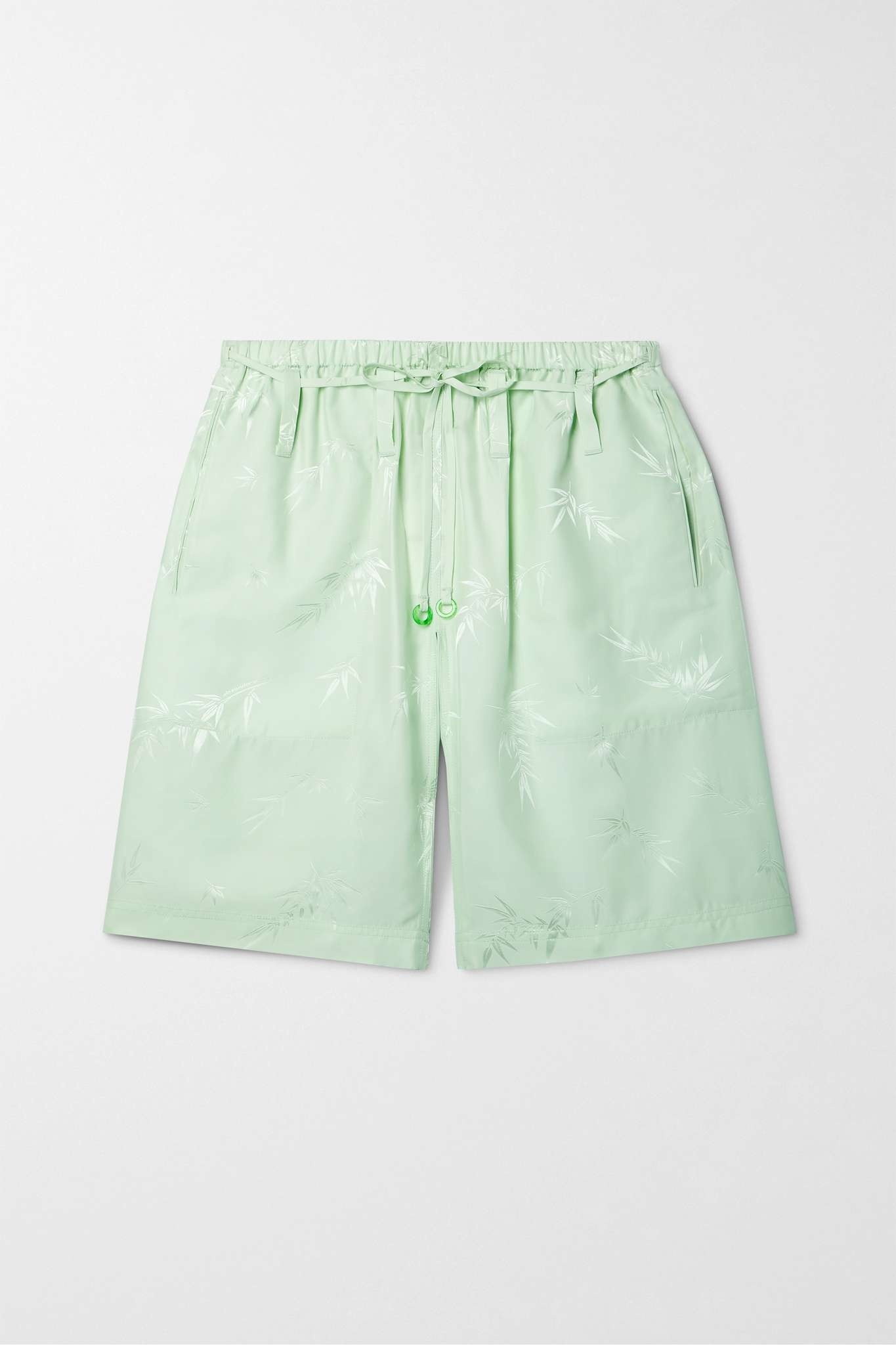 Satin-jacquard shorts - 1