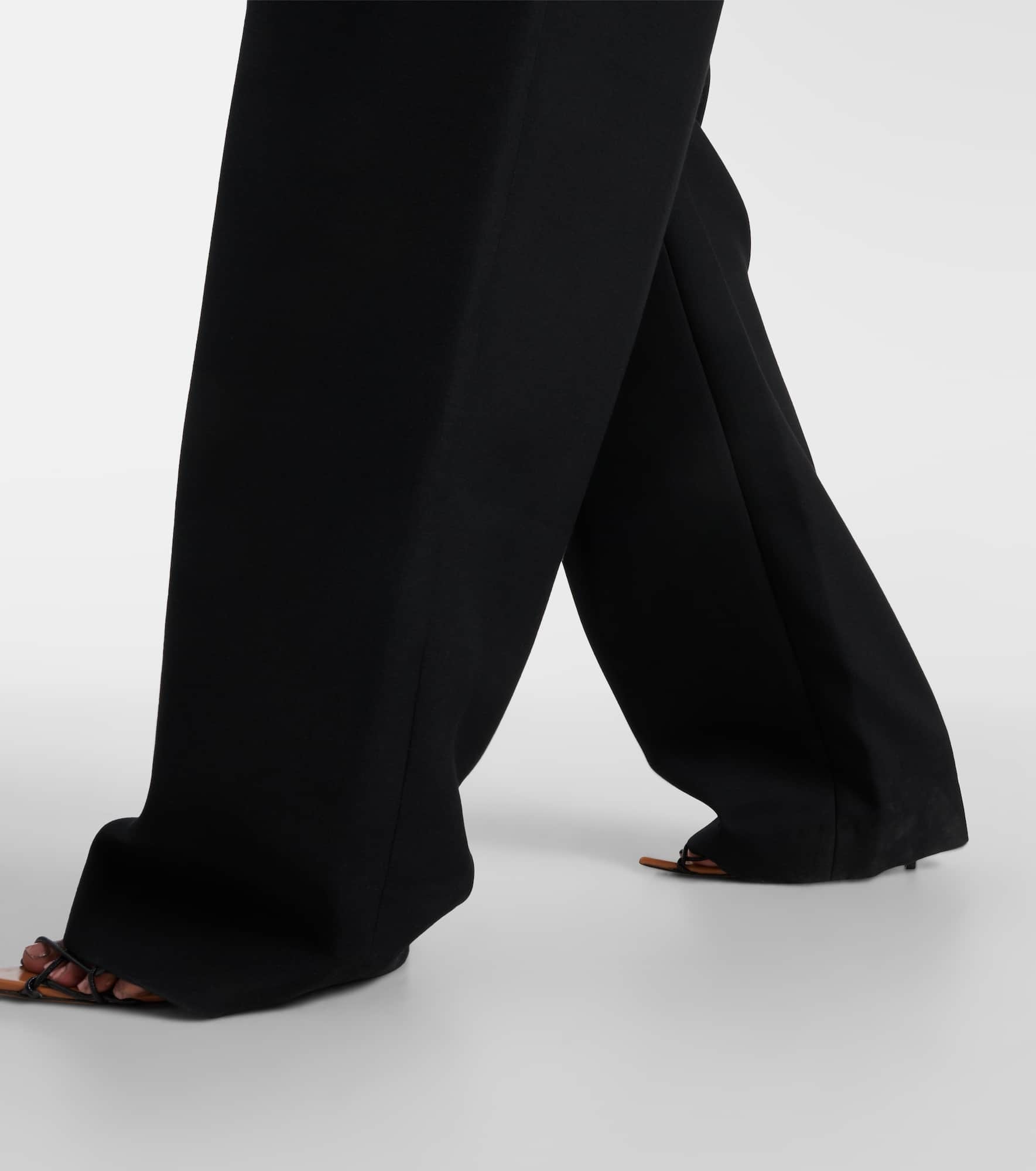 Marine wide-leg pants - 5