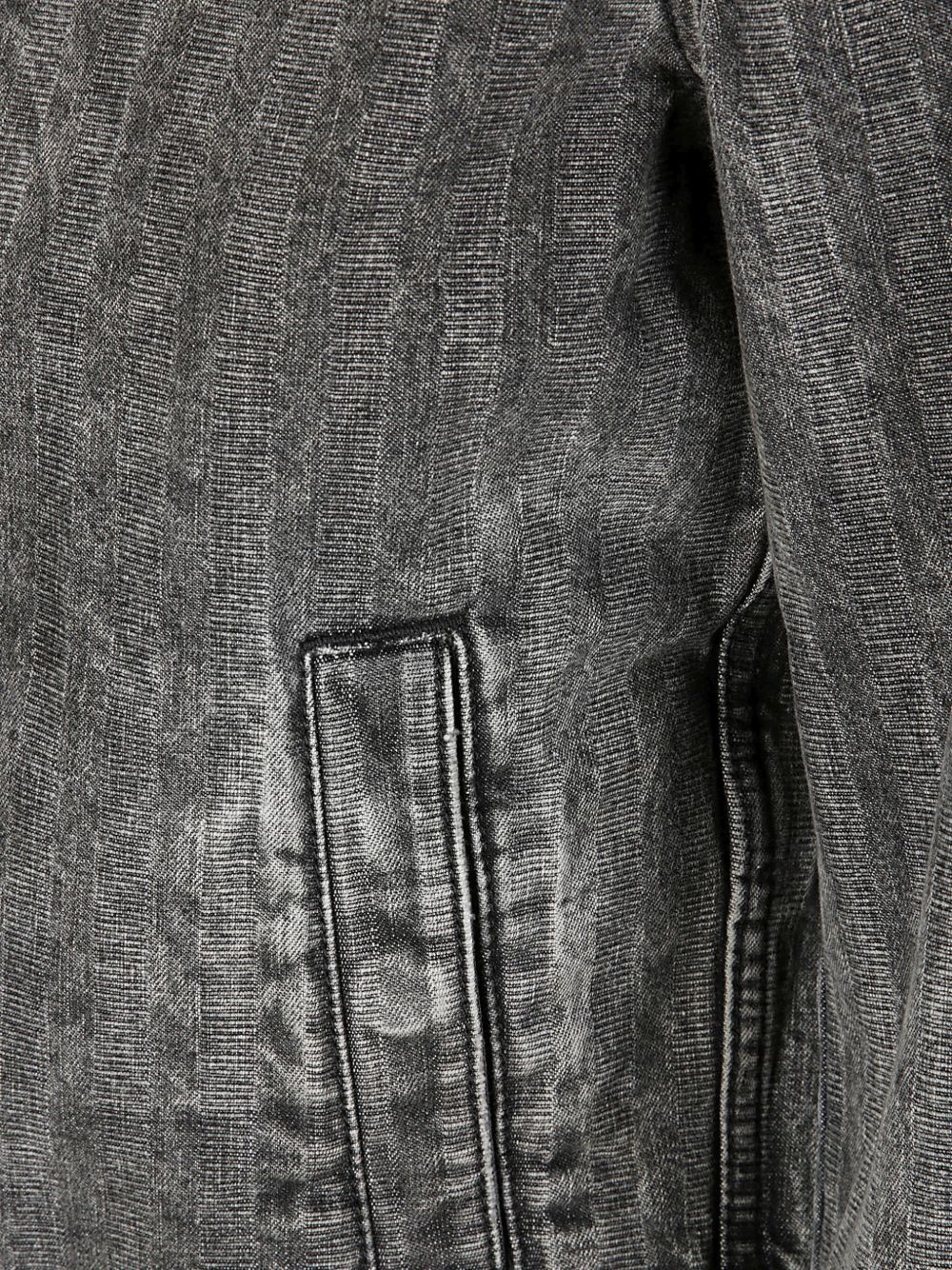 distressed denim jacket - 3