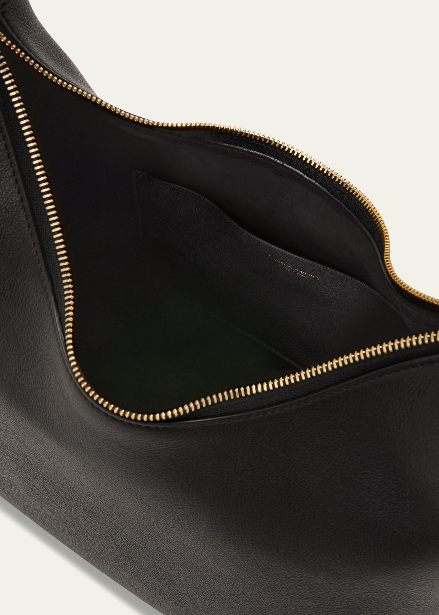 Candy Zip Leather Hobo Bag - 4