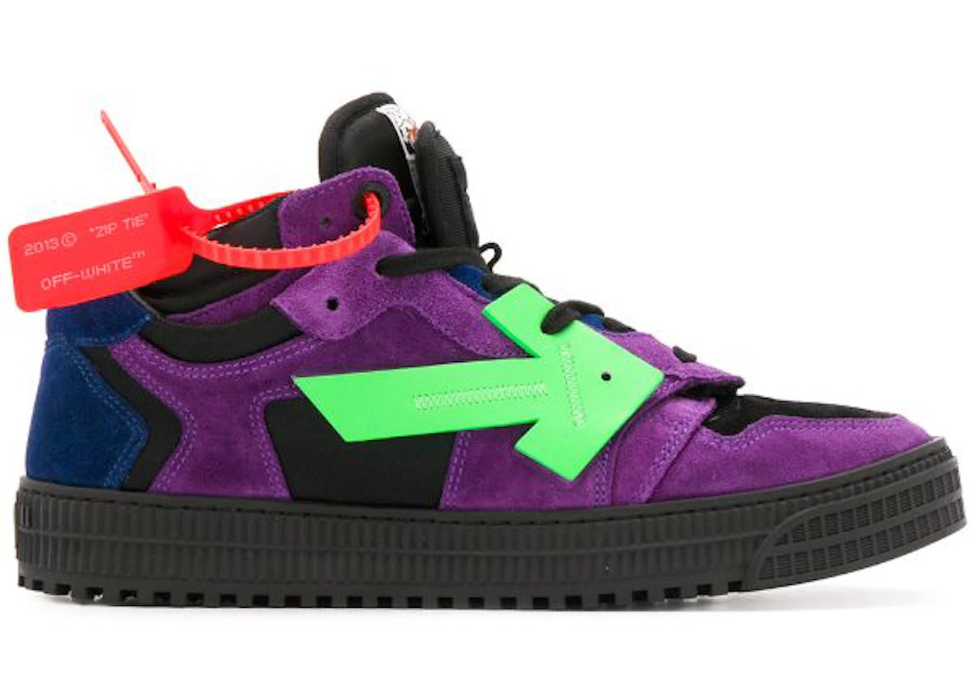 Off-White Off Court Low Top Purple Green - 1