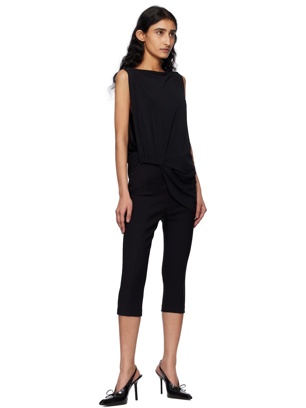 Black La Croisière 'The Capri' Trousers - 4