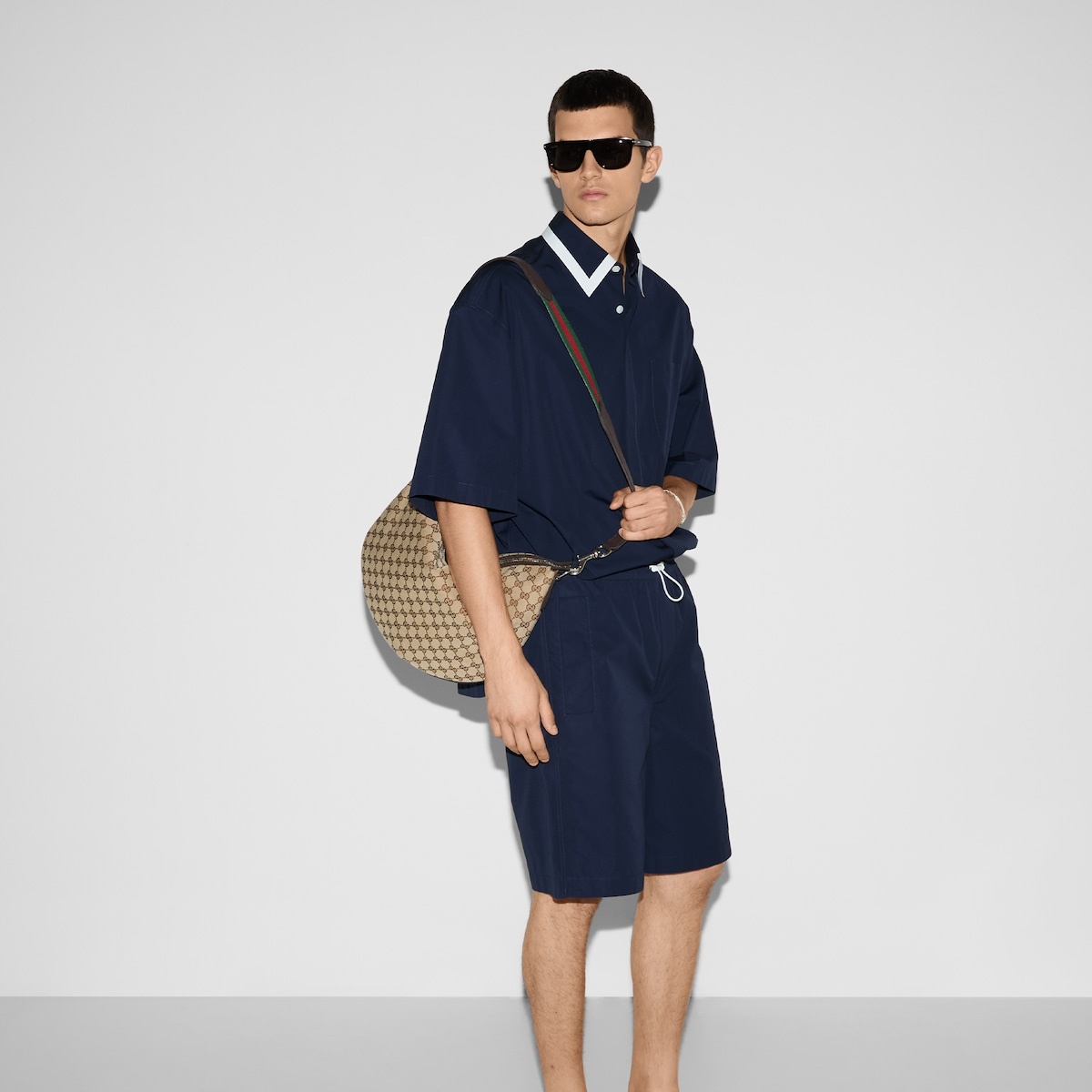 Cotton poplin shorts - 6