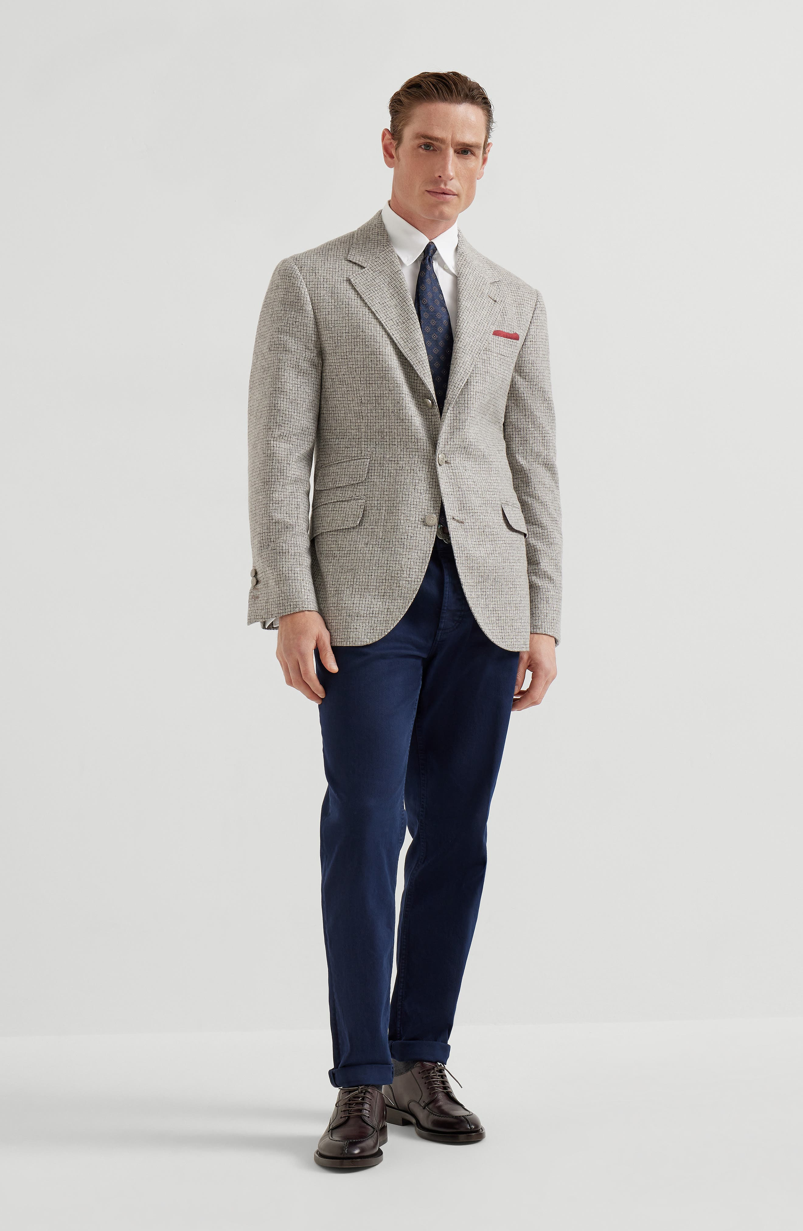Brunello Cucinelli Comfort denim trousers in Navy Blue at Nordstrom - 5