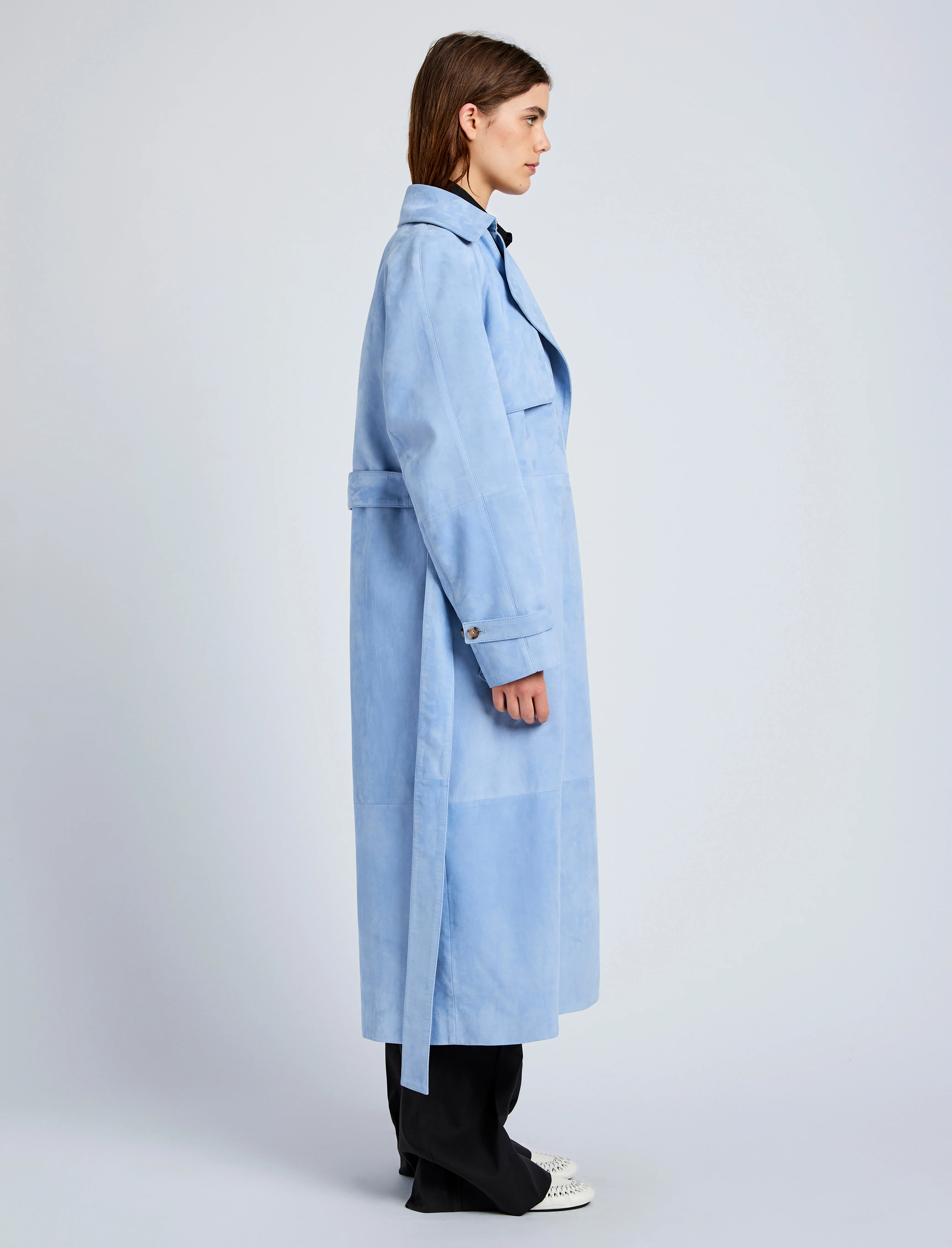 Ramona Coat in Suede - 3