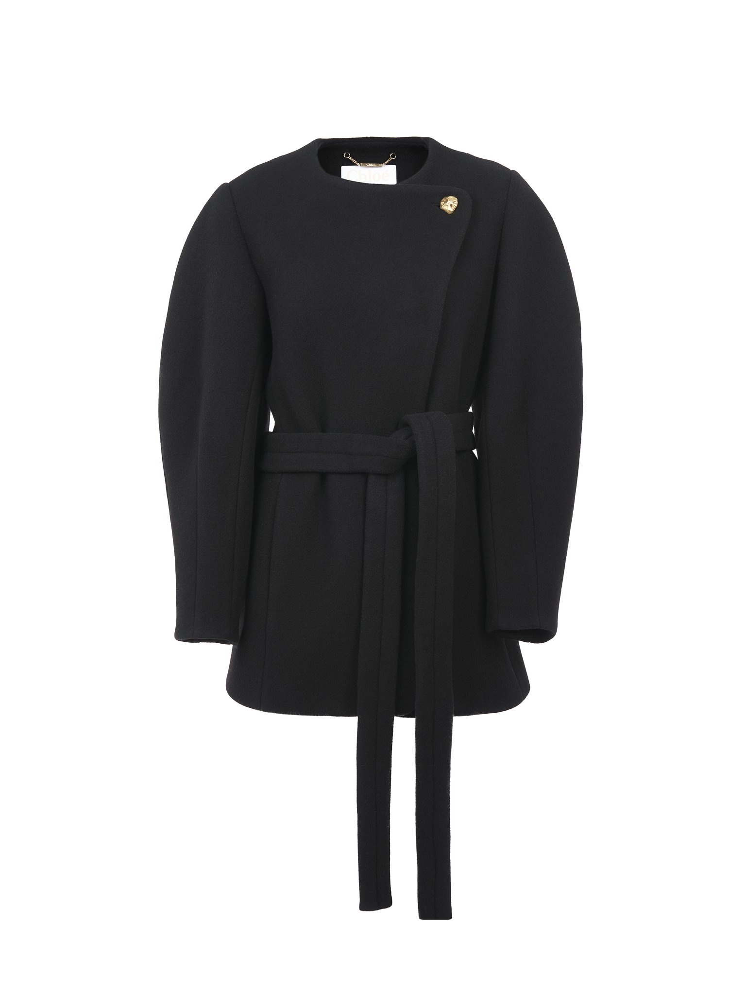 SHORT WRAP COAT - 1