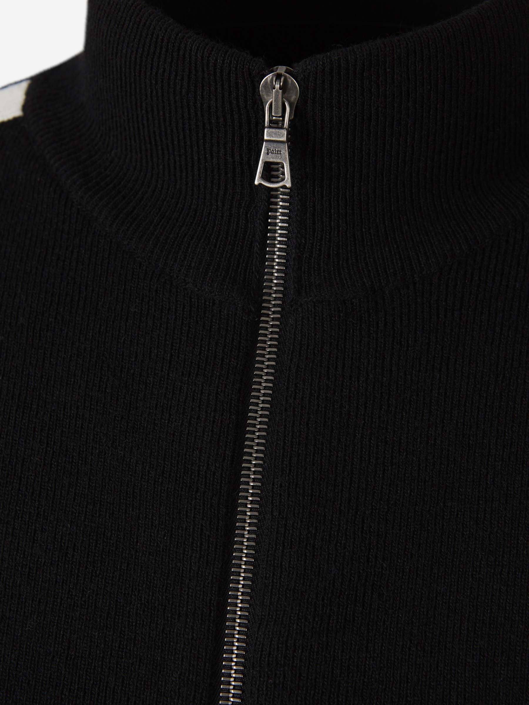 LOGO KNITTED JACKET - 4