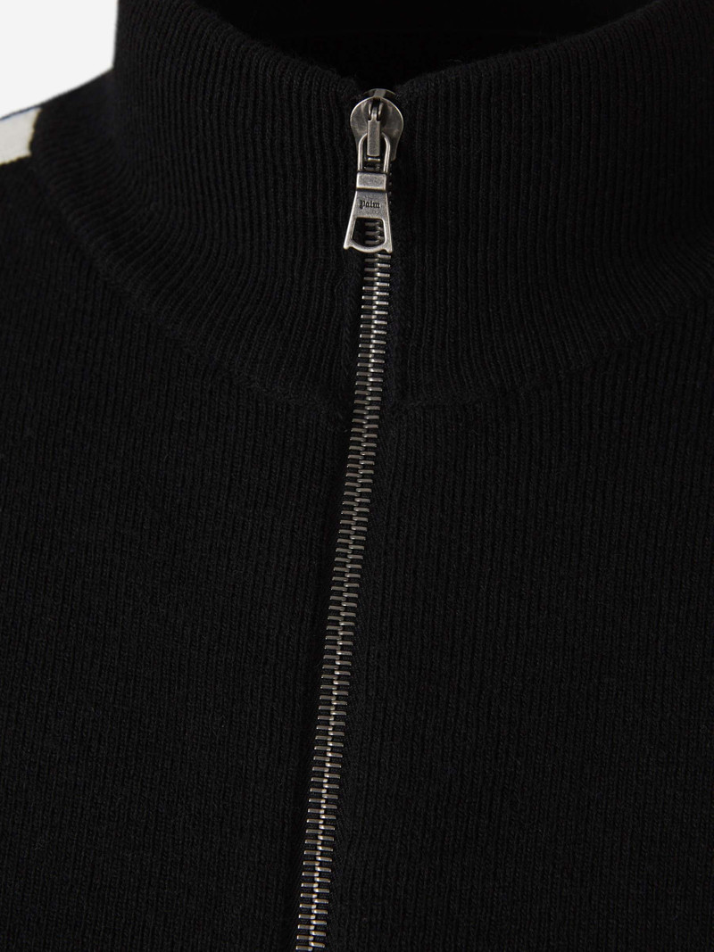 LOGO KNITTED JACKET 4